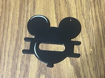 Accesorio para sujetar ligas de cabello: Mickey Balloon Hair Tie Holder — vista de referencia 3