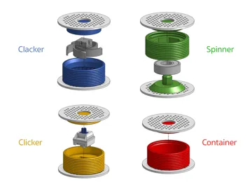 Accesorio para filamento: Filament Spool Fidget Toys with AMS — vista de referencia 5