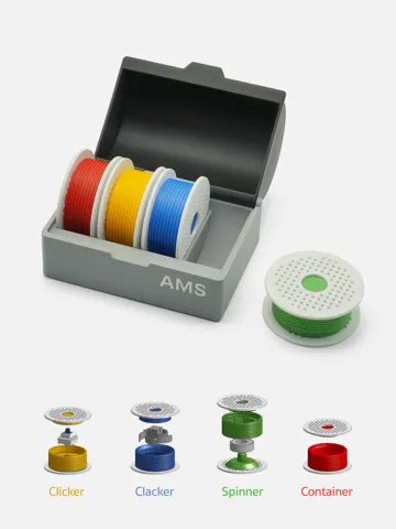 Accesorio para filamento: Filament Spool Fidget Toys with AMS — vista de referencia 2