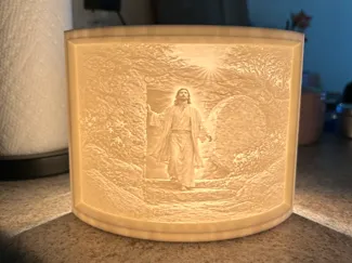Jesus Resurrected Lithophane