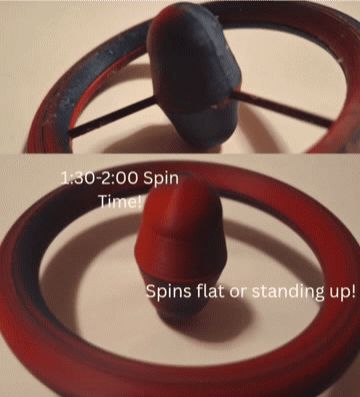 2 In 1 Suspended Floating Circular Spinning Top