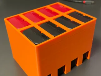 NP-F550 Case (passgenau) für 2-8 Akkus