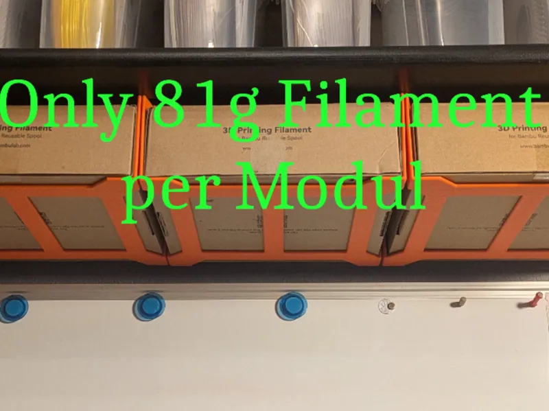 Filamentboxholder (w Spool) under Shelf mountable