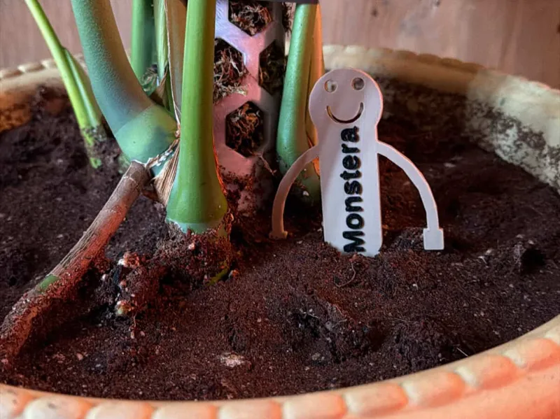 Smiley Parametric Plant Tag