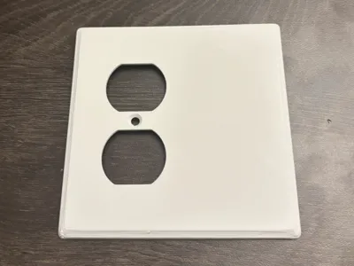 Double Gang Outlet & Blank Wall Plate