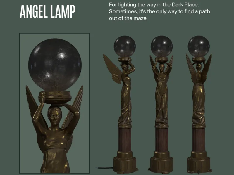 Alan Wake 2 Angel Lamp 