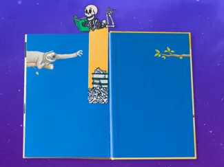 Skeleton Book Buddy