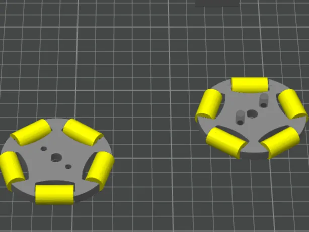 OmniWheel 58 mm Print-In-Place