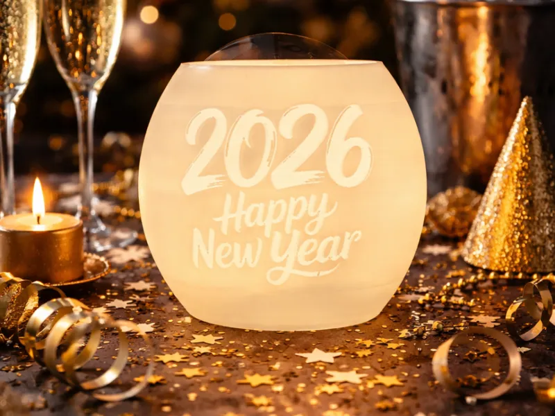 Happy New Year 2026 Tealight