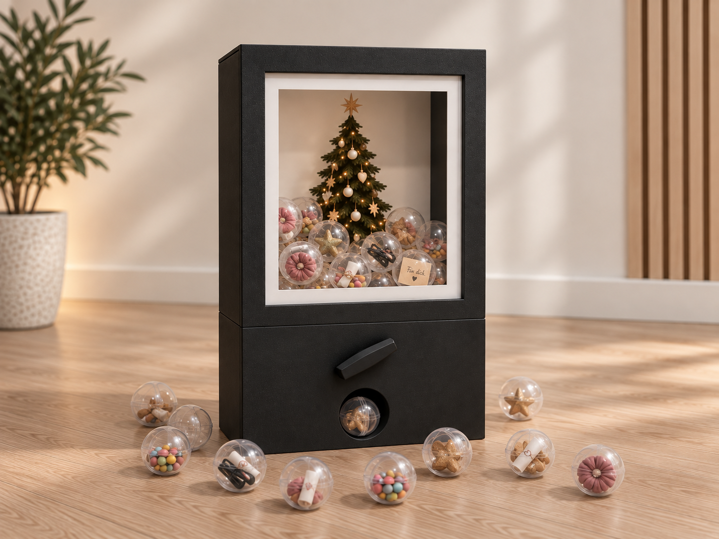 Kapselautomat mit Bilderrahmen - Adventskalender - 1