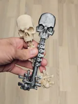 Декорация ключ с череп