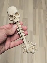 Декорация ключ с череп