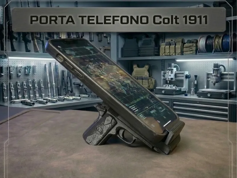 Colt 1911 stand holder phone - Portatelefono 1911