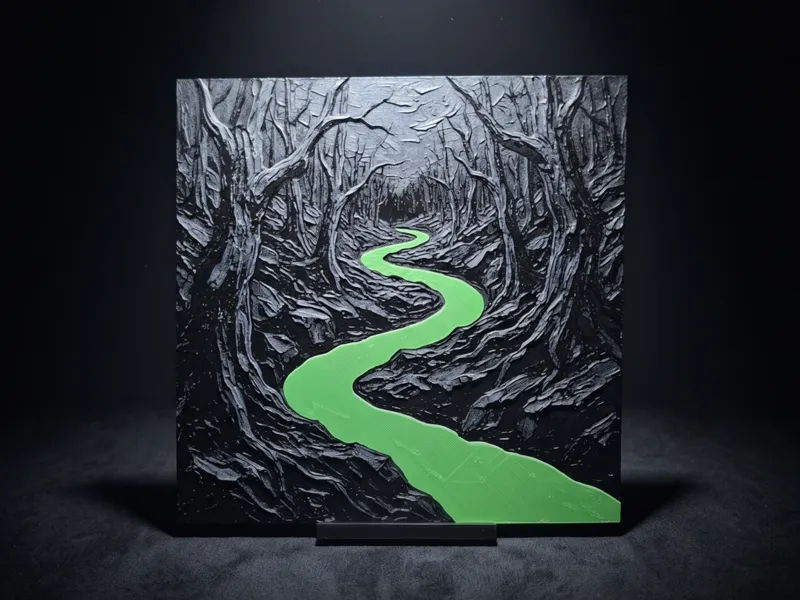 Dead Forest - Hueforge Wall Art
