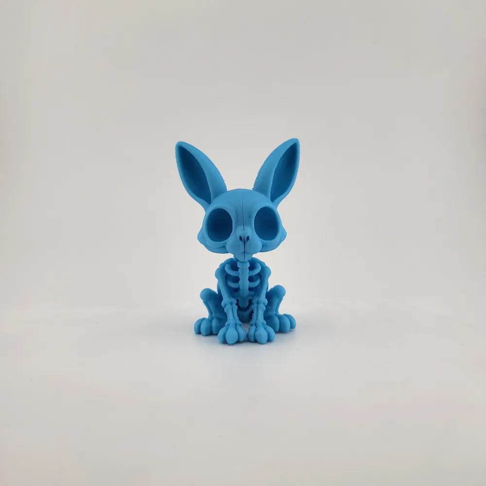 Skeleton Bunny | Halloween Rabbit Figurine - Free 3D Print Model ...