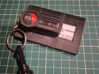 RSA, ID Badge & Card Holder with Hidden Slot