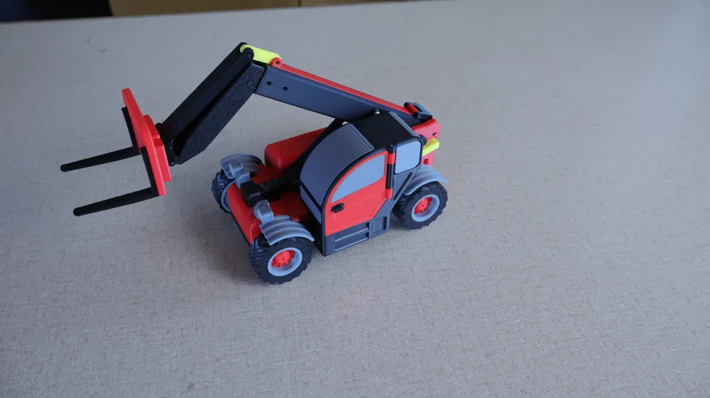 Cyberbrick Telehandler - Free 3D Print Model - MakerWorld