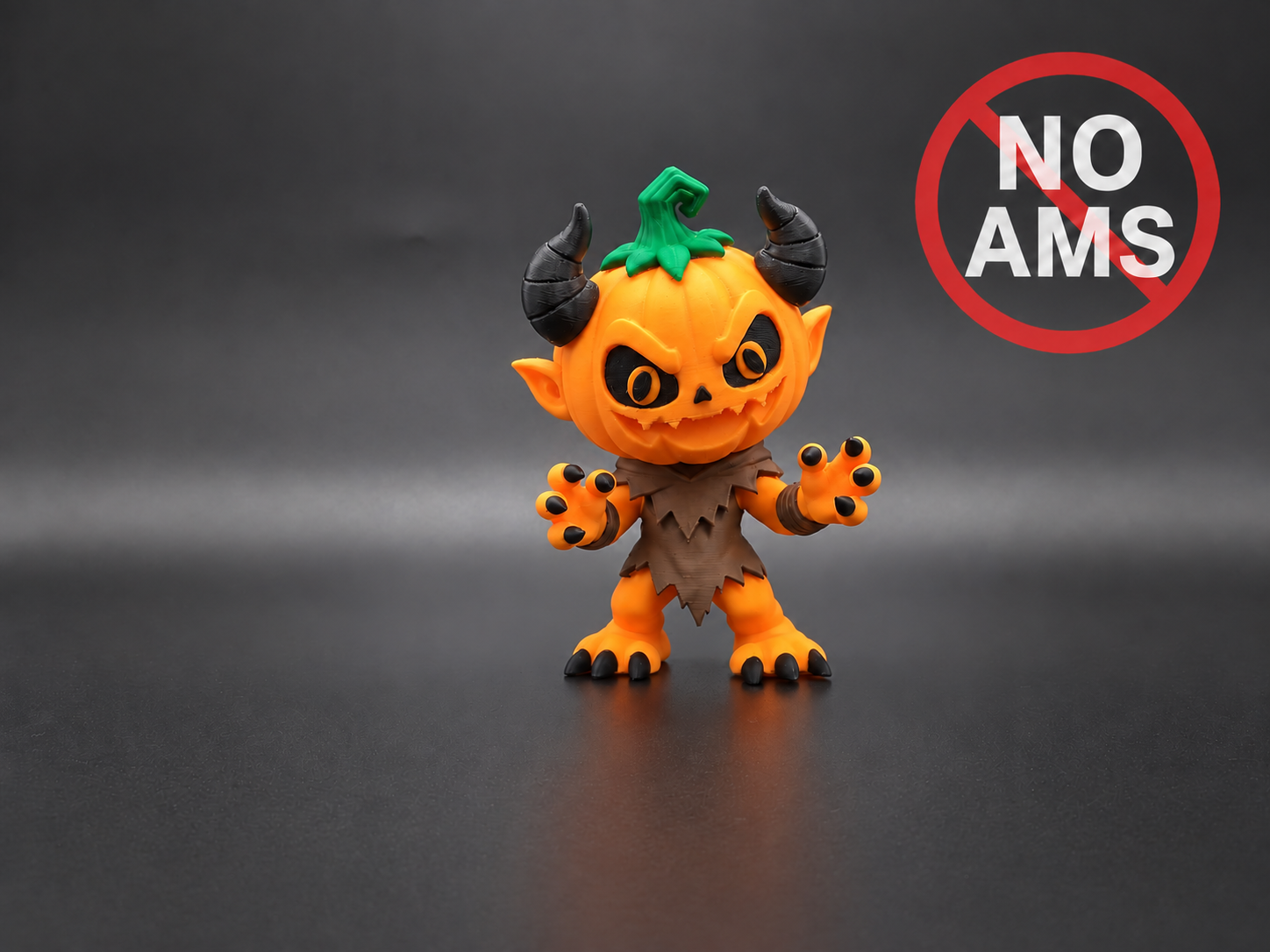 Chibi Jack-O’-Lantern Imp – No AMS 3D model