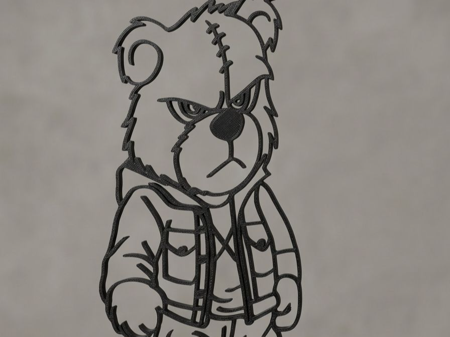 Angry Bear - Teddy im Streetwear-Style 