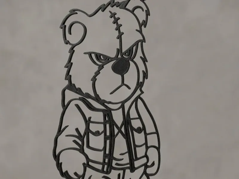 Angry Bear - Teddy im Streetwear-Style