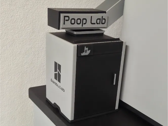 Bambu Lab h2 serie poop-sled and Bambu poop bin