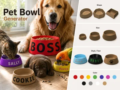 Pet Bowl Generator