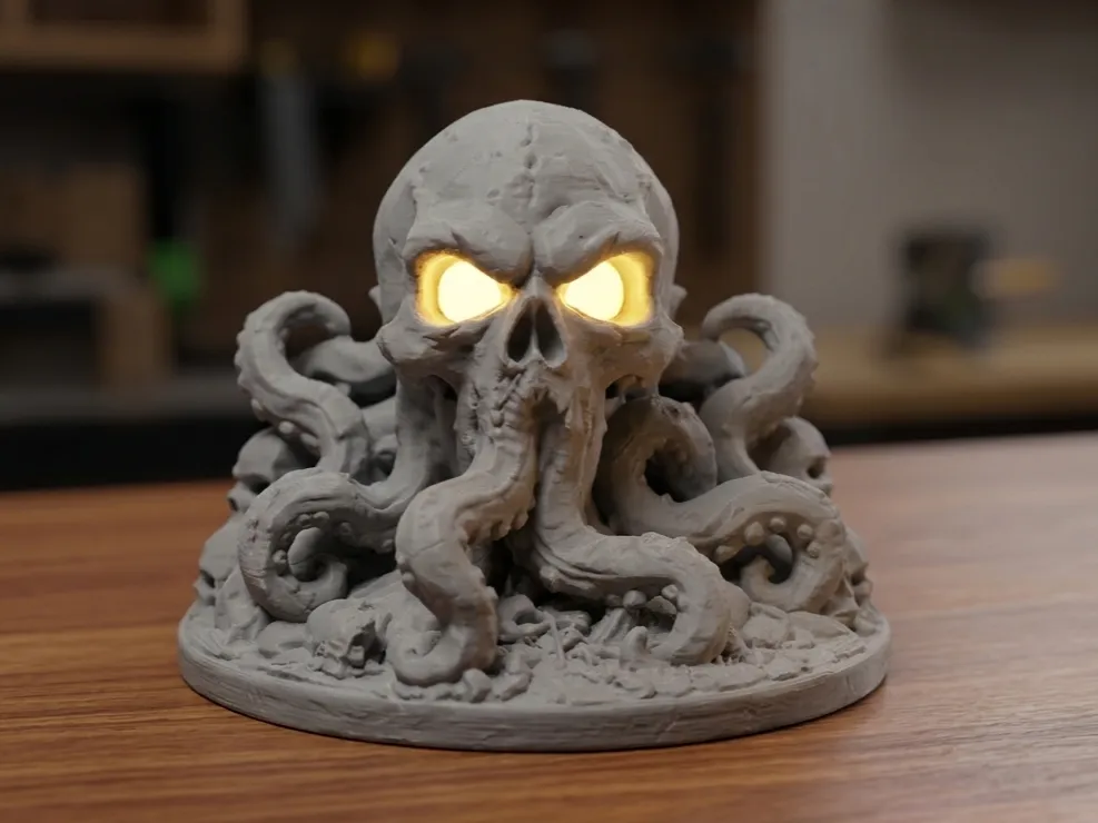 Accesorio de iluminación decorativa: Horrorkrake. Referencia del modelo original.