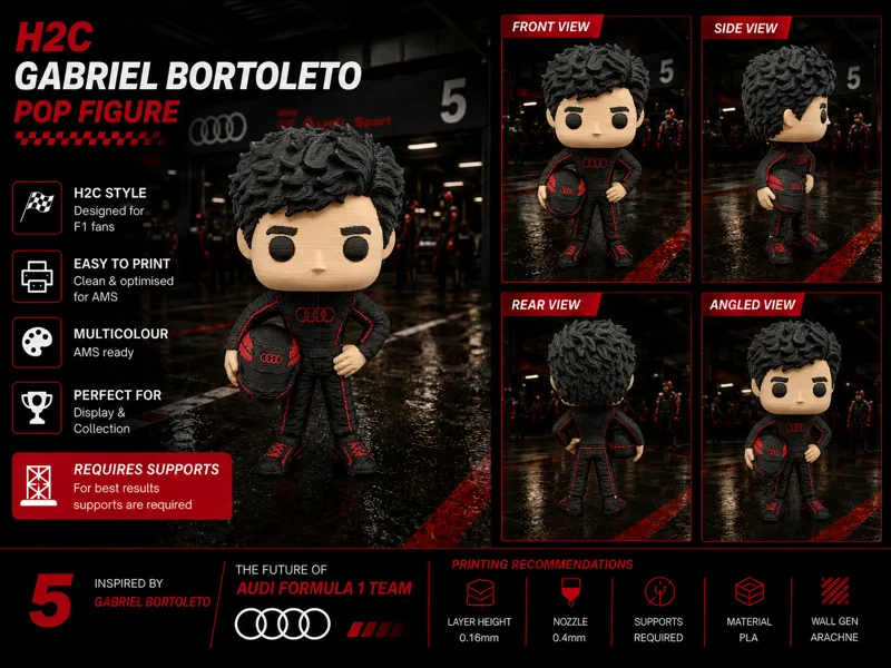 H2C - Gabriel Bortoleto Pop Figure