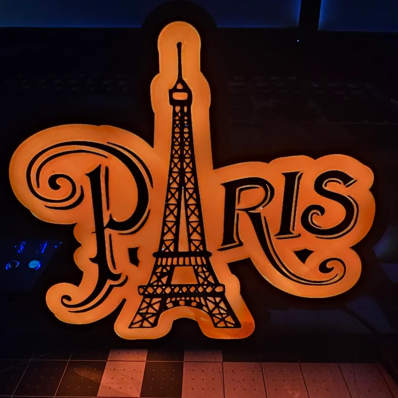 Paris - Eiffel Tower Lightbox