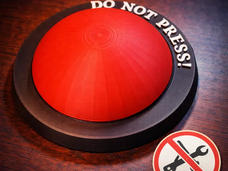 The Button (World's most useless button) Prank