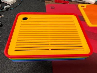 Rainbow Tea Tray