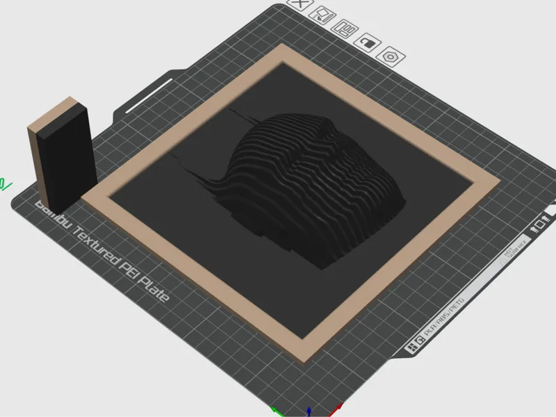 Frame for 3D Slice Batman