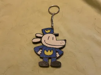 Dogman Keychain