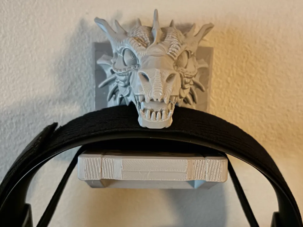 Dragon Headphone Holder - Free 3D Print Model - MakerWorld