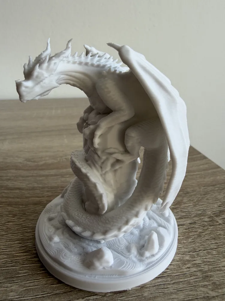 Dragon statue - Free 3D Print Model - MakerWorld
