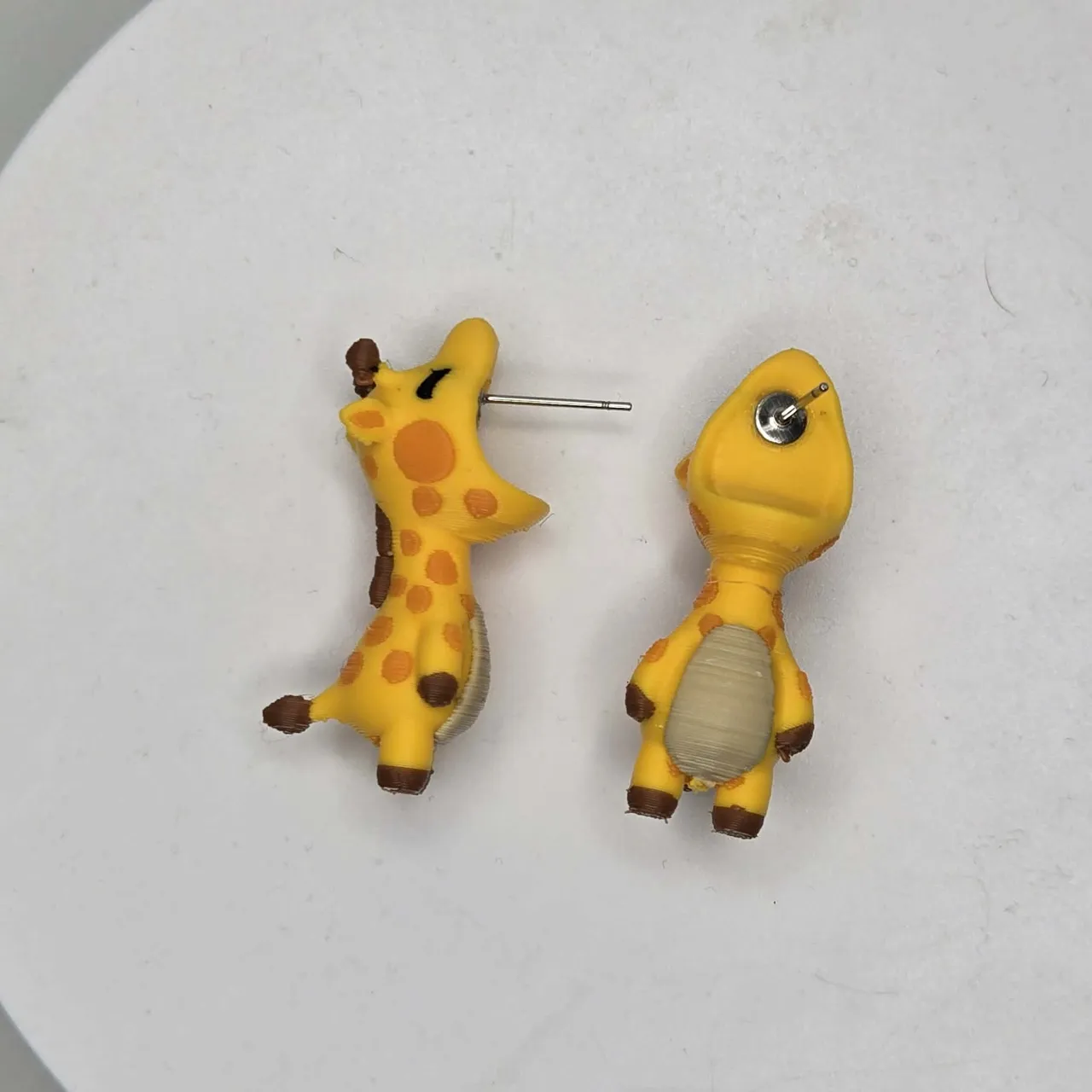 Giraffe Chomper Earrings view 2