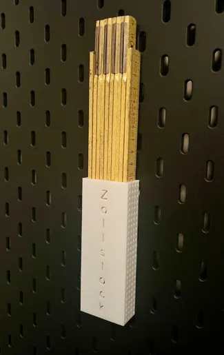 Zollstockhalter für IKEA Skadis