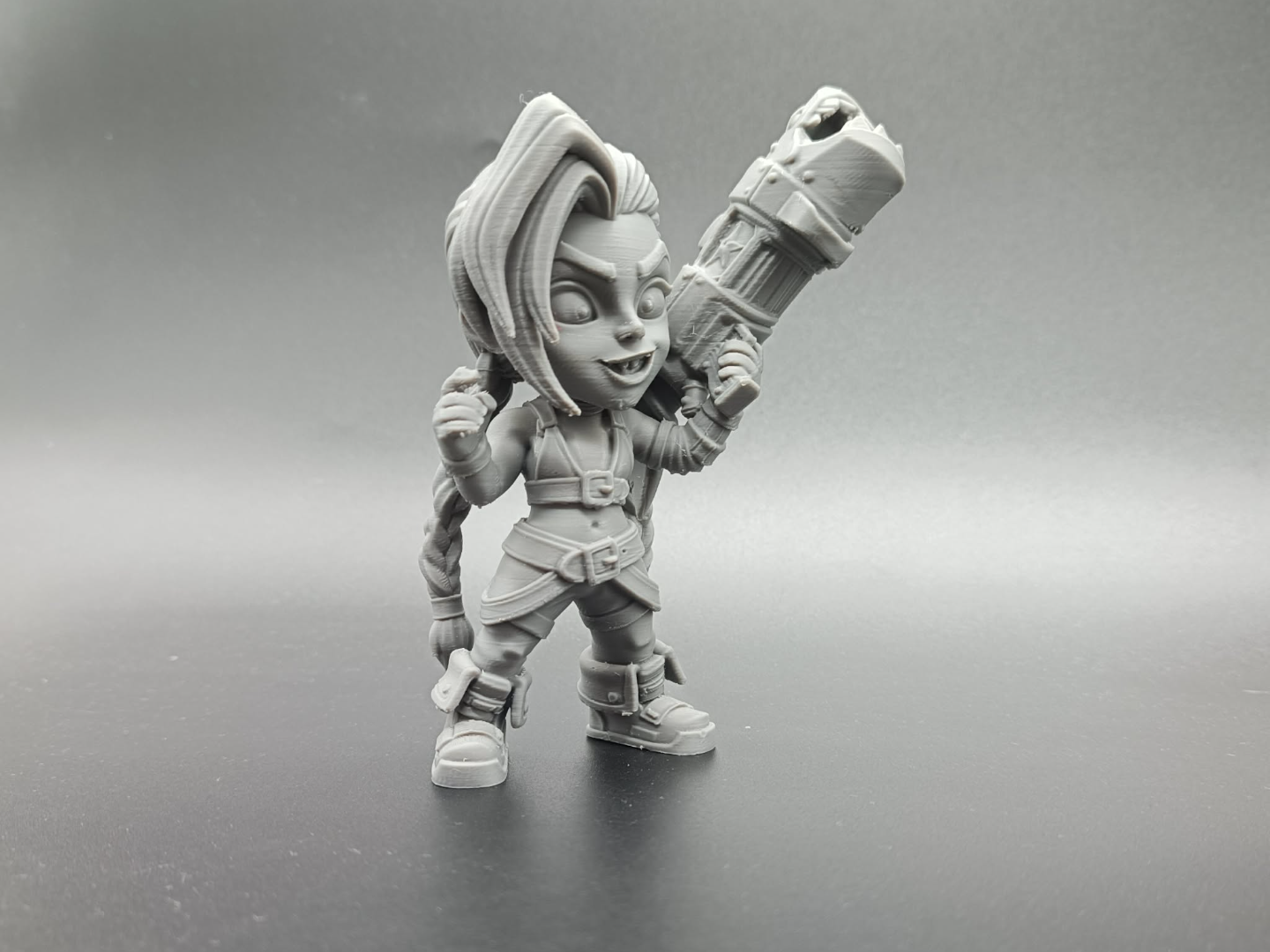 League of Legends Chibi Jinx - Fan Art