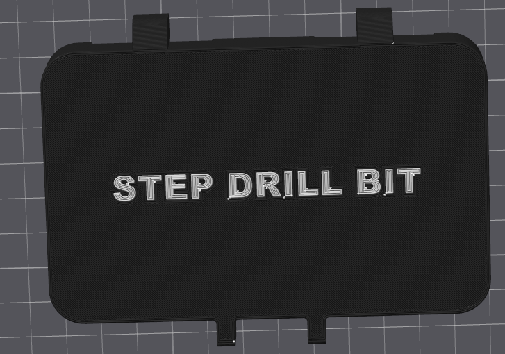 Miniatura 3 do modelo 3D Rugged Step Drill Bit Case 