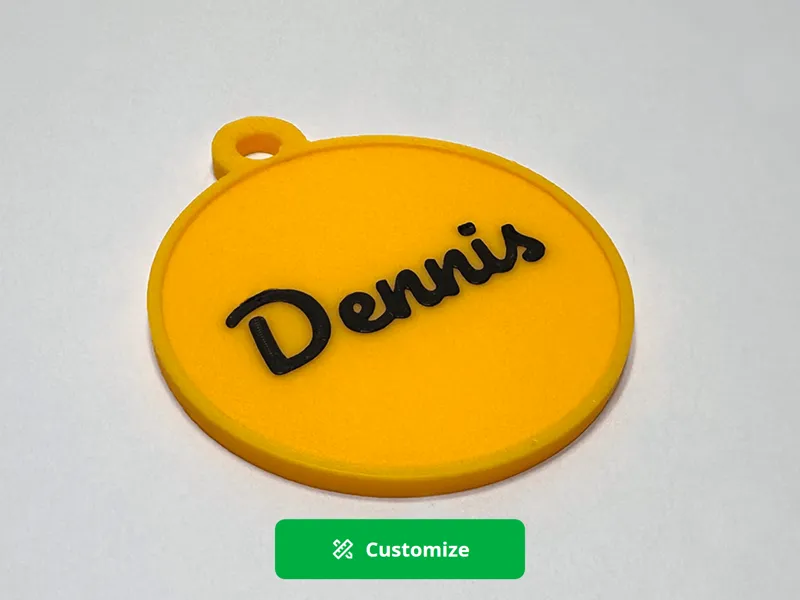 Dog Tag Generator - Round