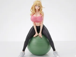 Sexy gym ball woman