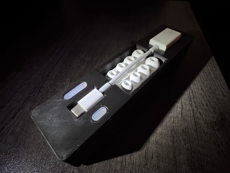 Gridfinity - 1x4 - Apple Dongle & Airpod Ear Tips