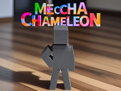 Meccha Chameleon Cube Figure