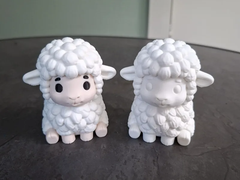 Cute Fluffy Sheep – Adorable Farm Figurine