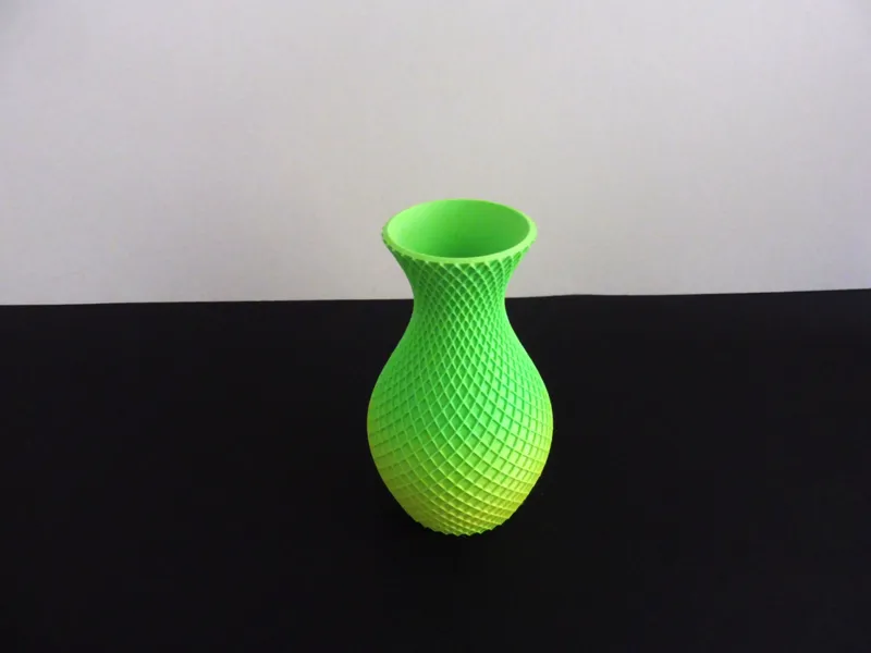 Vase mit Muster