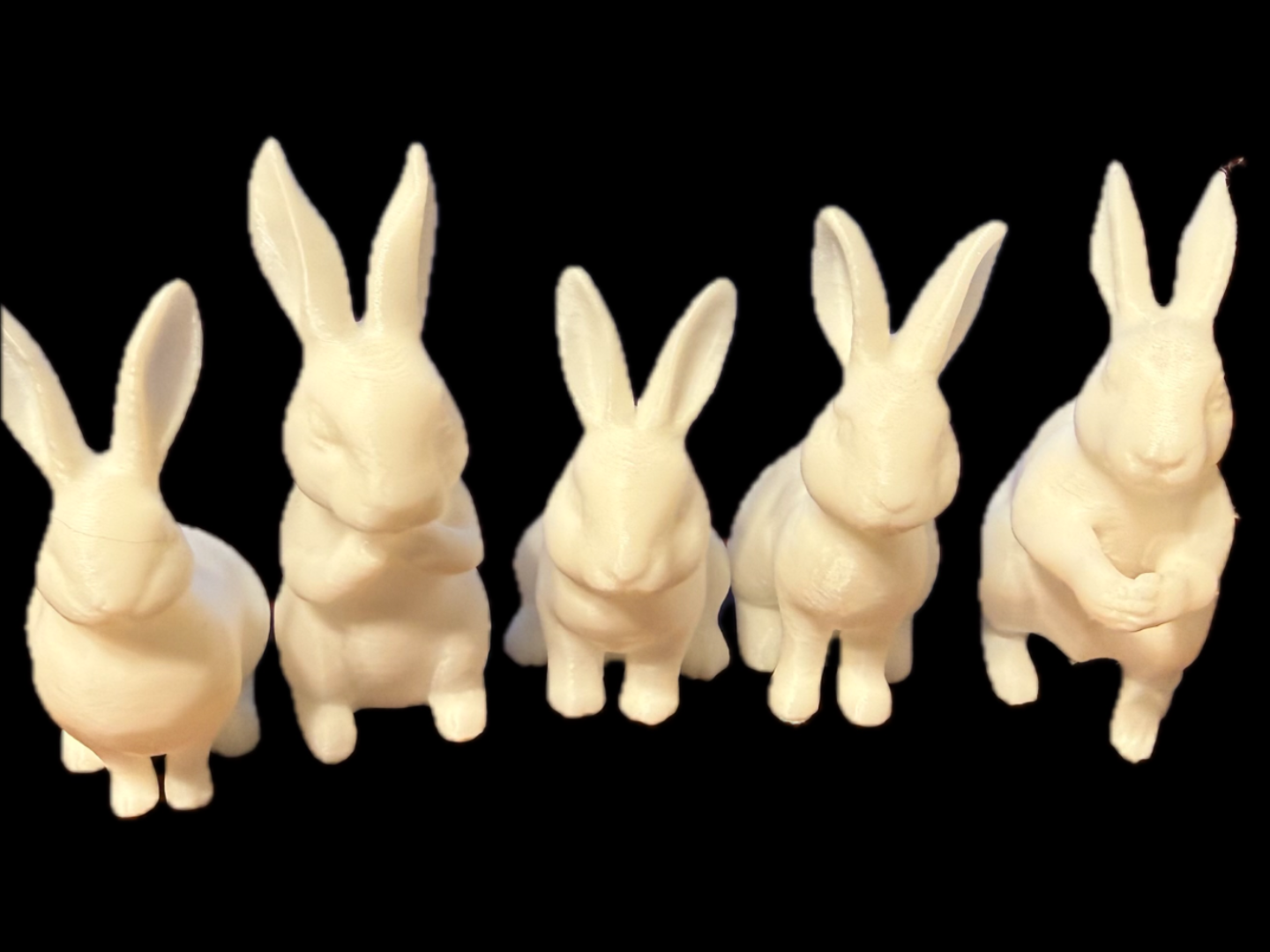 5 Mini Bunnies - Easter