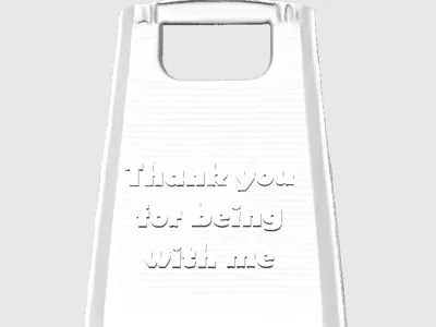 Thank You For Being With Me Sign