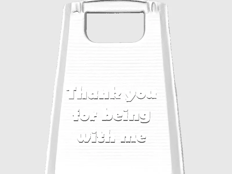 Thank You For Being With Me Sign