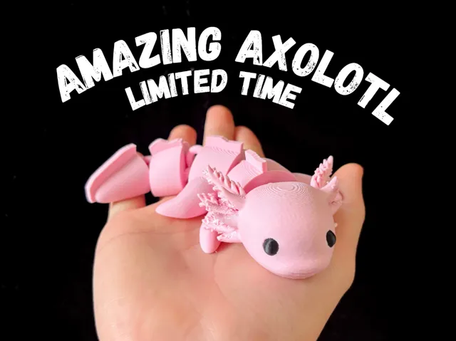Amazing Axolotl - Articulated Fidget Axolotl