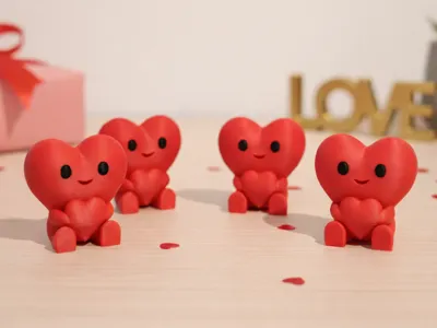 Little Love – Sitting Heart Figure